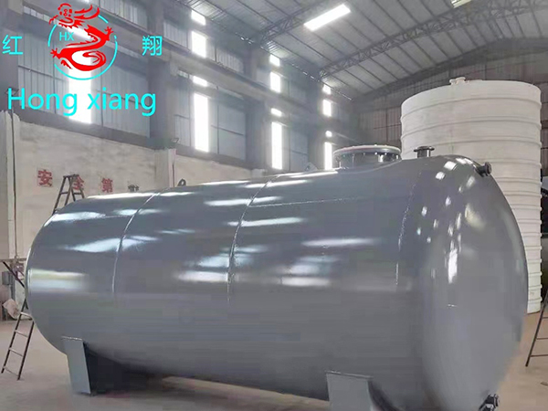 中型钢衬塑卧式储罐