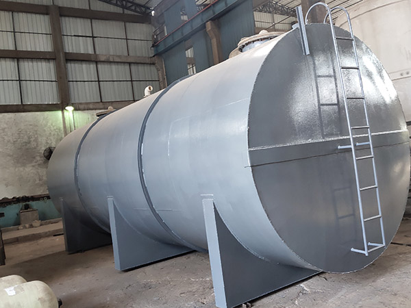 70立方卧式钢衬塑储...